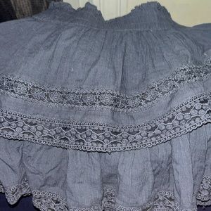 Black Mini Skirt/Skort